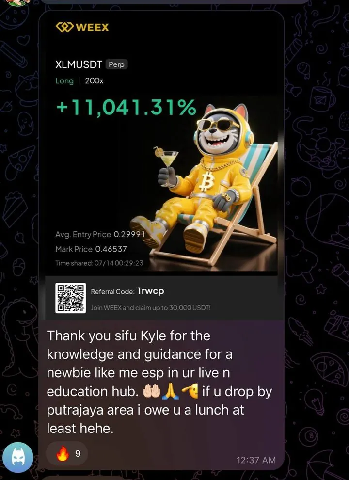 Member result capture from the Kyzen private channel